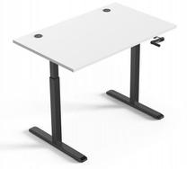 Datorgalds regulējams augstums Up Up Ragnar W-57021PT/D22-20N, 75 cm x 120 cm, 73 - 123 cm, balta krās.