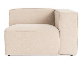 Modulinė sofa Atelier Del Sofa Lora, persikinė sp., dešininė, 108 x 83 cm x 65 cm