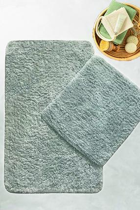 Vonios kilimėlių rinkinys Foutastic Cotton Basic 510CHL1261, pilka sp., 60 cm x 100 cm
