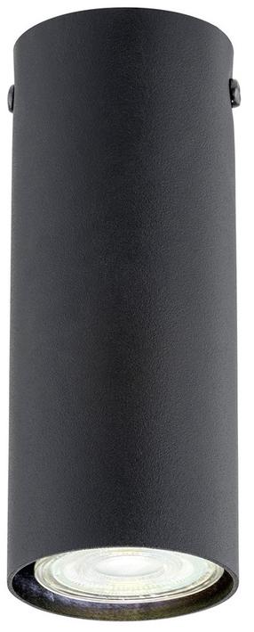 Lampa griesti Emibig Tecno 1S 1316/1S, GU10, 1, melna krās. / melna krās., 6 x 15 cm