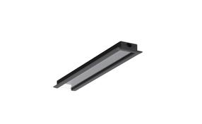 LED juostos profilis Standart BEGTIN12 Įleidžiamas F2005221, juoda sp.