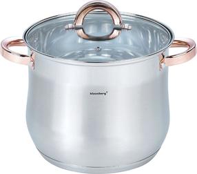 Puodas Klausberg Gastro KB-7792, Ø22 cm, 7 l, sidabro sp.