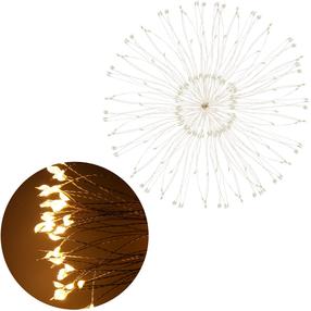 Lempučių girlianda Springos CL0181, 0.6 m, šiltai balta sp., 100 LED