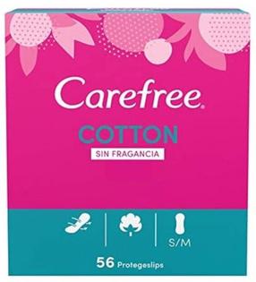 Higieniniai įklotai Carefree Coton, Small, 56 vnt.