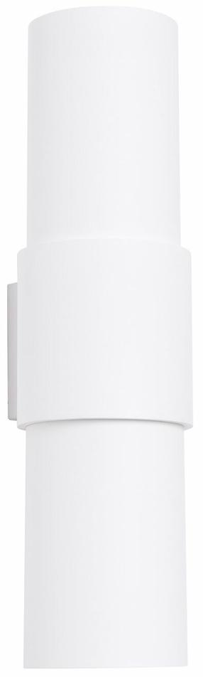 Lampa sienas Sollux Flash 2, E27, 2 x 15 W, balta krās. / balta krās.