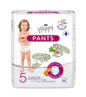 Püksmähkmed Happy Pants Junior, 5 suurus, 11 - 18 kg, 22 tk