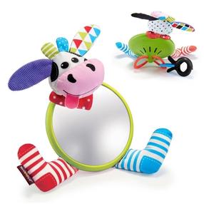 Развивающая игра, зеркало активности, корова Yookidoo My First Mirror Friend, многоцветный