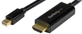 Kabelis StarTech Mini DisplayPort To HDMI Mini DisplayPort, HDMI, 2 m, melna krās.