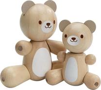 Lavinimo žaislas Plan Toys Bear & Little Bear, ruda sp., 3 vnt.