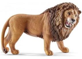 Фигурка-игрушка Schleich Wild Life Red Roaring Lion 14726S, коричневый цв.