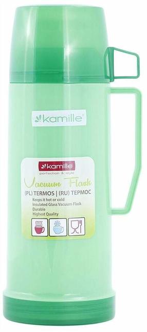 Термос Kamille 2071, 0.6 л, зеленый цв.