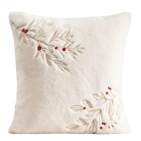 Kalėdinis dekoratyvinės pagalvėlės užvalkalas Homla Imela 757273, balta, 45 cm x 45 cm