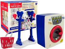 Žaislinė buitinė technika Lean Toys Play At Home Washing Machine, įvairių spalvų