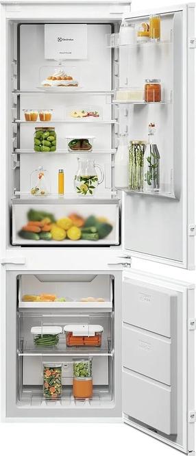 Встраиваемый холодильник морозильник снизу Electrolux 700 серия ENA7CE18S3