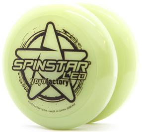 Йо-йо YoYoFactory Spinstar LED, желтый цв.