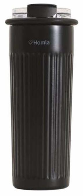 Termopuodelis Homla Toleo 762796, 0.5 l, juoda sp.
