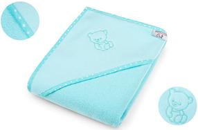  Детское полотенце Sensillo Bear BOC0033, мятный (mint) цв., 80 см x 80 см