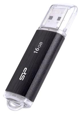 USB mälupulk Silicon Power Ultima U02, must v., 16 GB