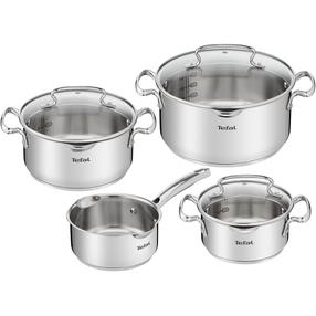 Podu komplekts Tefal Duetto + G719S7, Ø24 cm, 1.5 - 5 l, nerūsējošā tērauda krās.