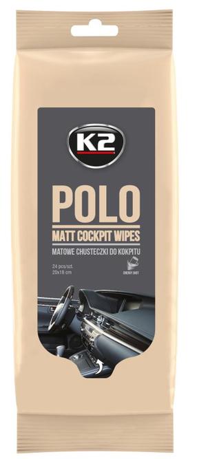 Automobilių prietaisų skydelio servetėlės K2 POLO, 24 vnt.