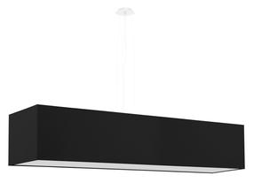 Šviestuvas kabinamas Sollux Santa 120 SL.0782, E27, 5 x 60 W, balta sp. / juoda sp.