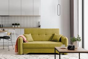 Sofa Laine Poco 50, geltona sp., 105 x 155 cm x 75 cm