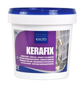 Клей для плитки, готовый к использованию Kiilto Kerafix, 1 л, белый цв.