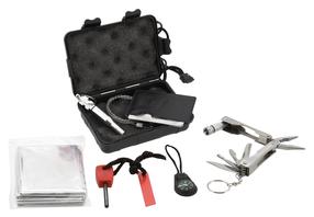 Ellujäämise komplekt Cattara SOS, 9 cm, must v., 8 tk