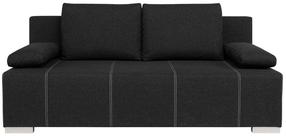 Sofa-lova Street IV Denver 21, juoda sp., 98 x 197 cm x 95 cm