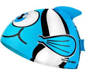 Шапочка для плавания Spokey Fish Marlin, синий цв.