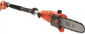 Аккумуляторная обрезная пила Black & Decker Electric Pole Saw, 800 Вт, 25 см, без батареи