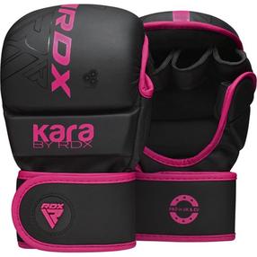 MMA cimdi RDX Shooter F6 Matte, melns krās./rozā krās., M/L