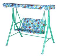 Lauko sūpynės Besk Canopy, žalia sp./žydra sp., 105 cm x 70 cm x 110 cm