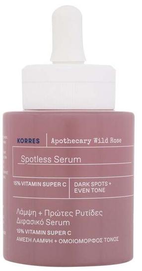 Sejas serums Korres Apothecary Wild Rose Spotless, 30.0 ml
