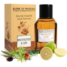 Tualettvesi Jeanne en Provence Bois D'Olivier & Cade, 100 ml
