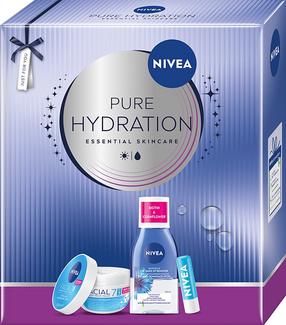Dovanų komplektas moterims Nivea Pure Hydration Essentials Skincare