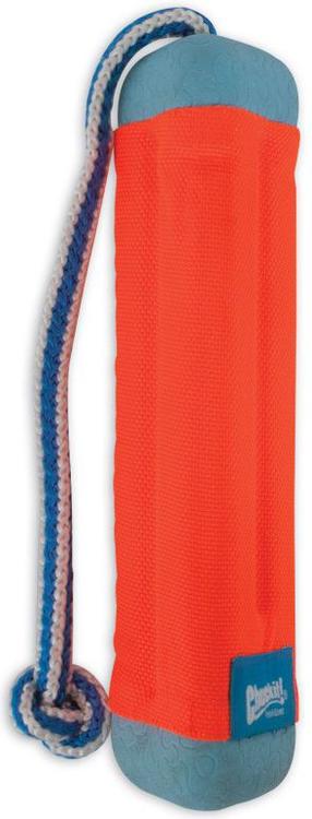 Rotaļlieta sunim, universāls Chuckit! Amphibious Bumper, 23 cm, Ø 5.7 cm, oranža krās./pelēka krās.