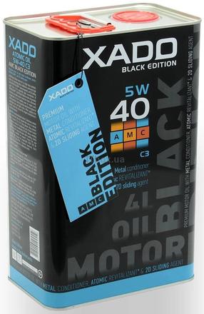 Motoreļļa Xado C3 AMC Black Edition 5W - 40, sintētiskais, 4 l