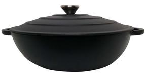 Emalēts čuguna katls Zyle ZY030DBKI, Ø30 cm, 4.8 l, melna krās.