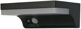 Sieninis lauko šviestuvas Searchlight Solar, 2W, LED, IP54, juoda sp., 16 cm x 6 cm