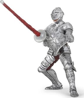 Žaislinė figūrėlė Papo Knight 401408, sidabro sp.