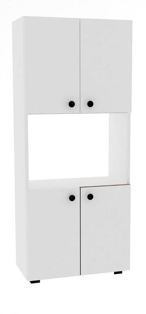 Virtuvinė spinta Kalune Design Ayaz, balta sp., 31.4 cm x 60 cm x 140 cm