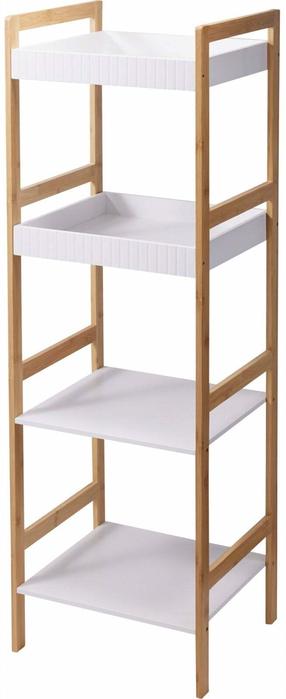 Eraldi seisev vannitoakapp Bathroom Solutions Forma, pruun v./valge v., 36 cm x 33 cm x 110 cm