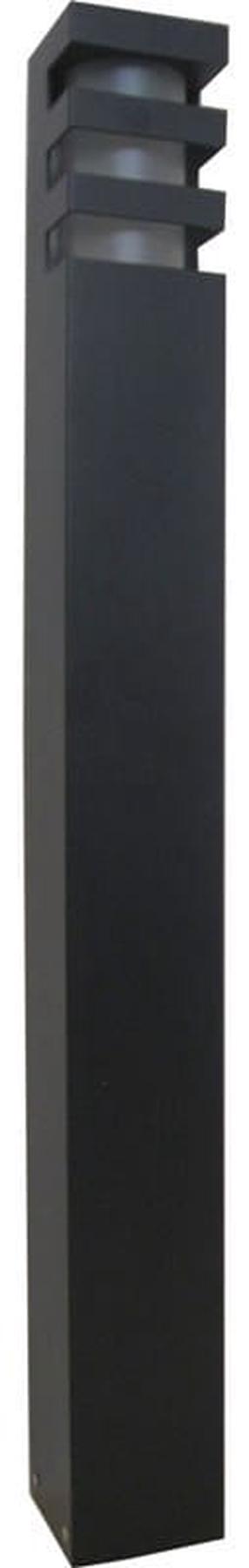 Pastatomas lauko šviestuvas Su-Ma Rado 1, 18W, E27, IP54, juoda sp., 8 cm x 75 cm