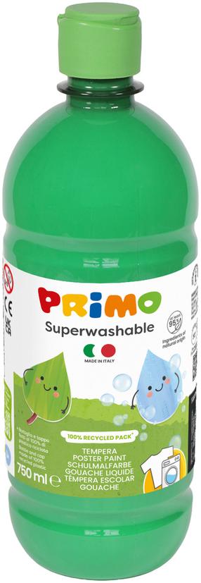 Dažai guašas Primo Superwashable, 750 ml, žalia sp., 1 sp.