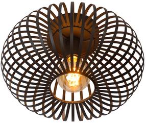 Lampa griesti Lucide Manuela 78174/40/30, E27, 1 x 60 W, melna krās. / melna krās.