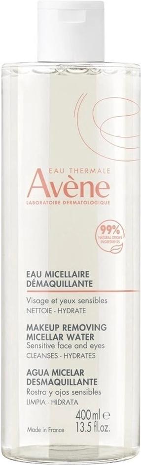 Mitsellaarvesi Avene AGUA micelar desmaquillante, 400 ml