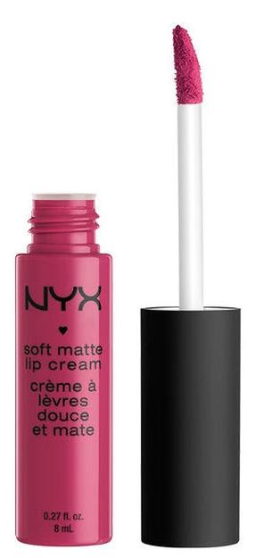 Lūpų dažai NYX Professional Makeup Soft Matte Lip Cream, 8 ml, 18 prague