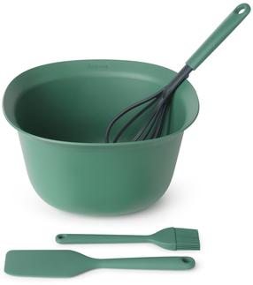 Piederumu komplekts kūku cepšanai Brabantia Tasty, zaļa krās., 4 gab.