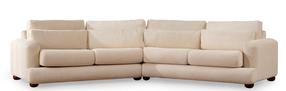Sofa Hanah Home River 4 560ARE1831, šviesiai ruda sp., dešininė, 105 x 330 cm x 90 cm